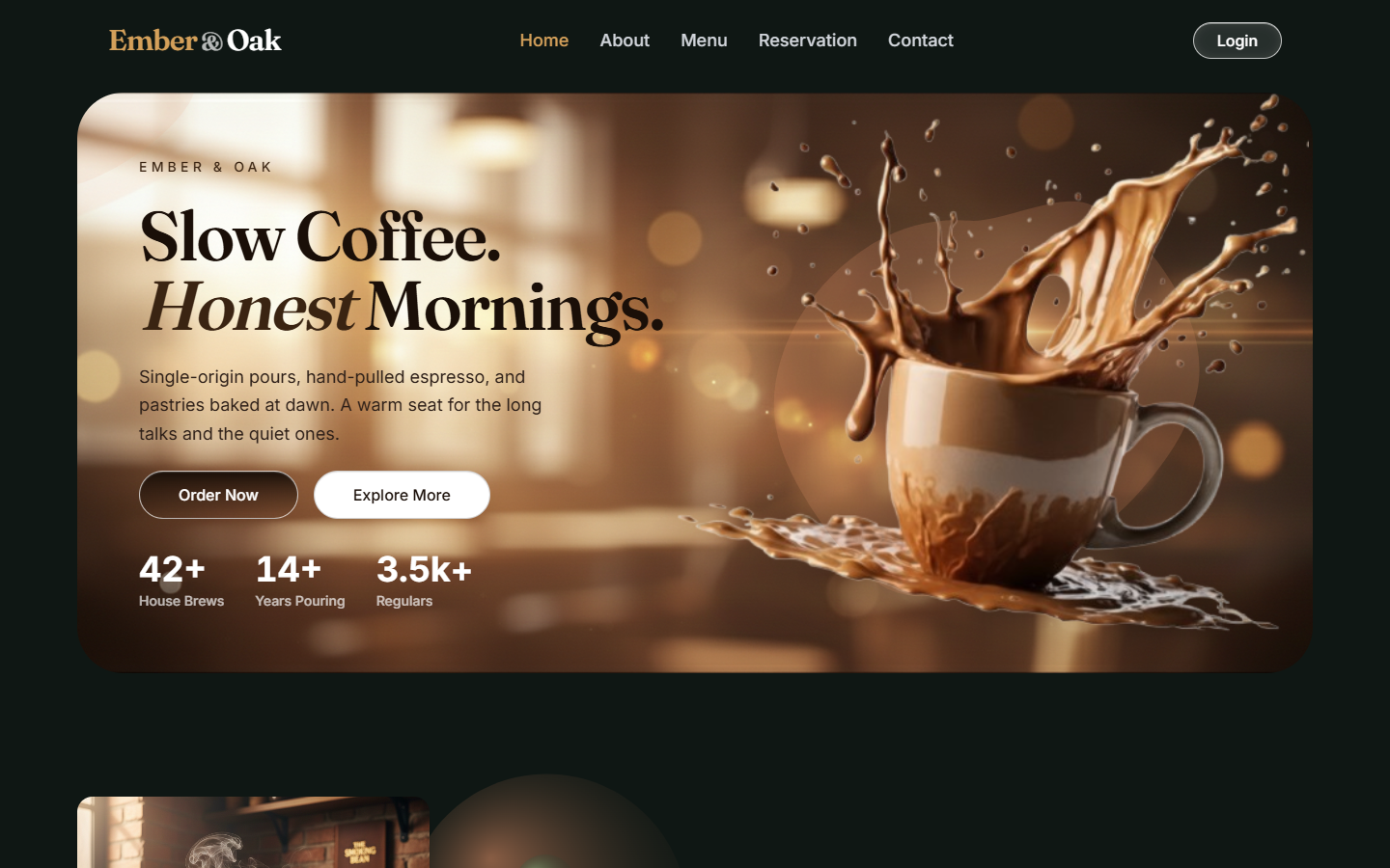 Ember & Oak Café